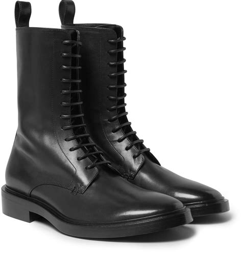 black balenciaga male boots.